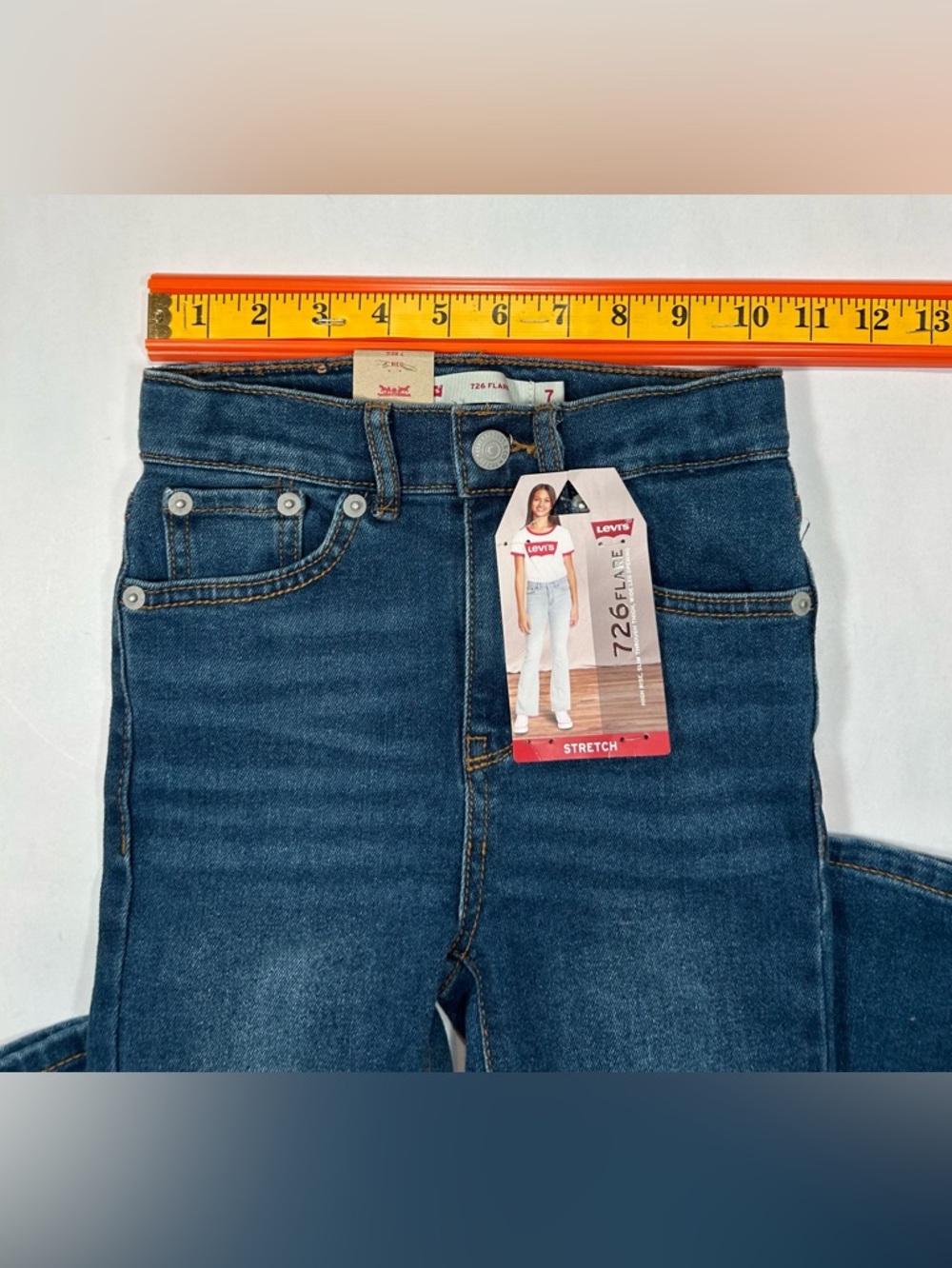 NWT | Levi’s 726 Girls’ High- Rise Flare Jeans - Picture 8 of 13
